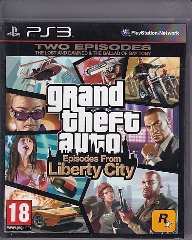 Grand Theft Auto - Episodes From Liberty City - PS3 (B Grade) (Genbrug)
